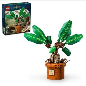 New LEGO 76433 Harry Potter Mandrake Factory Sealed Box Retired Plant